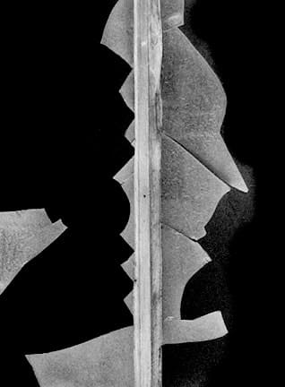 Aaron Siskind, New York #7 (broken glass), 1948