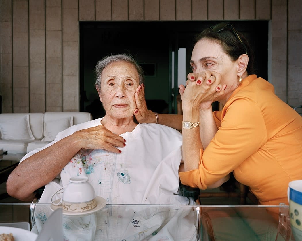 Rania Matar, Huguette and Brigitte, Ghazir, Lebanon (from series Unspoken Conversations), 2014