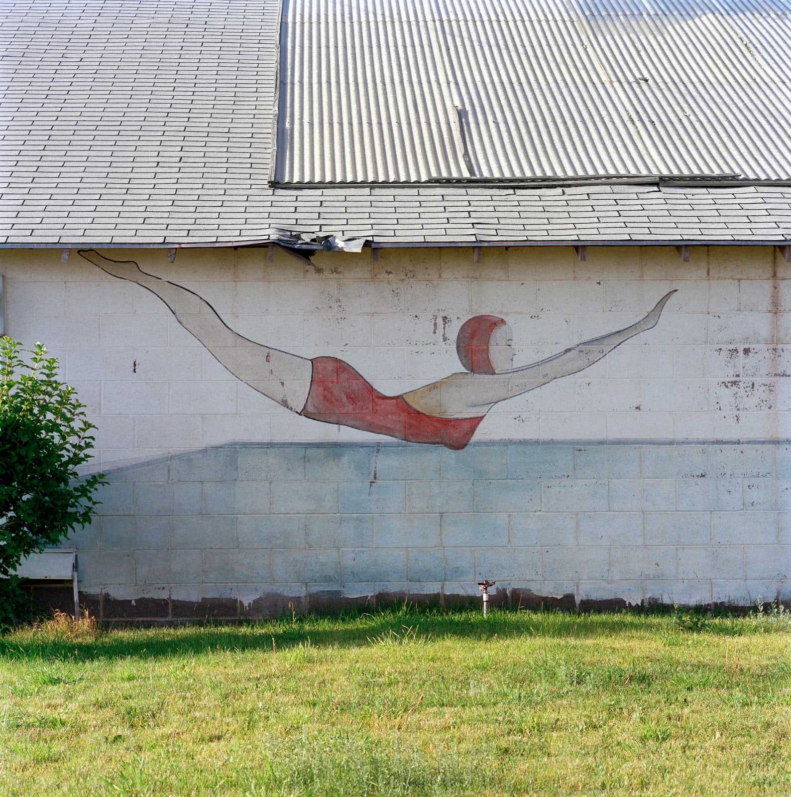 Jeff Brouws, Motel Swimmer, Beaver, Utah, 1992