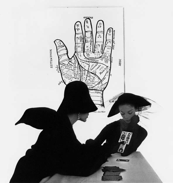 Irving Penn, The Tarot Reader (Jean Patchett & Bridget Tichenor), New York, 1949