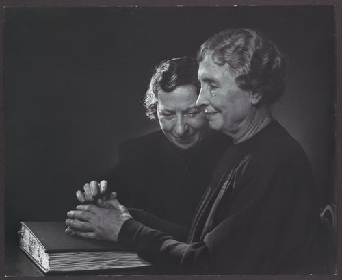 Yousuf Karsh, Helen Keller and Polly Thompson, 1948