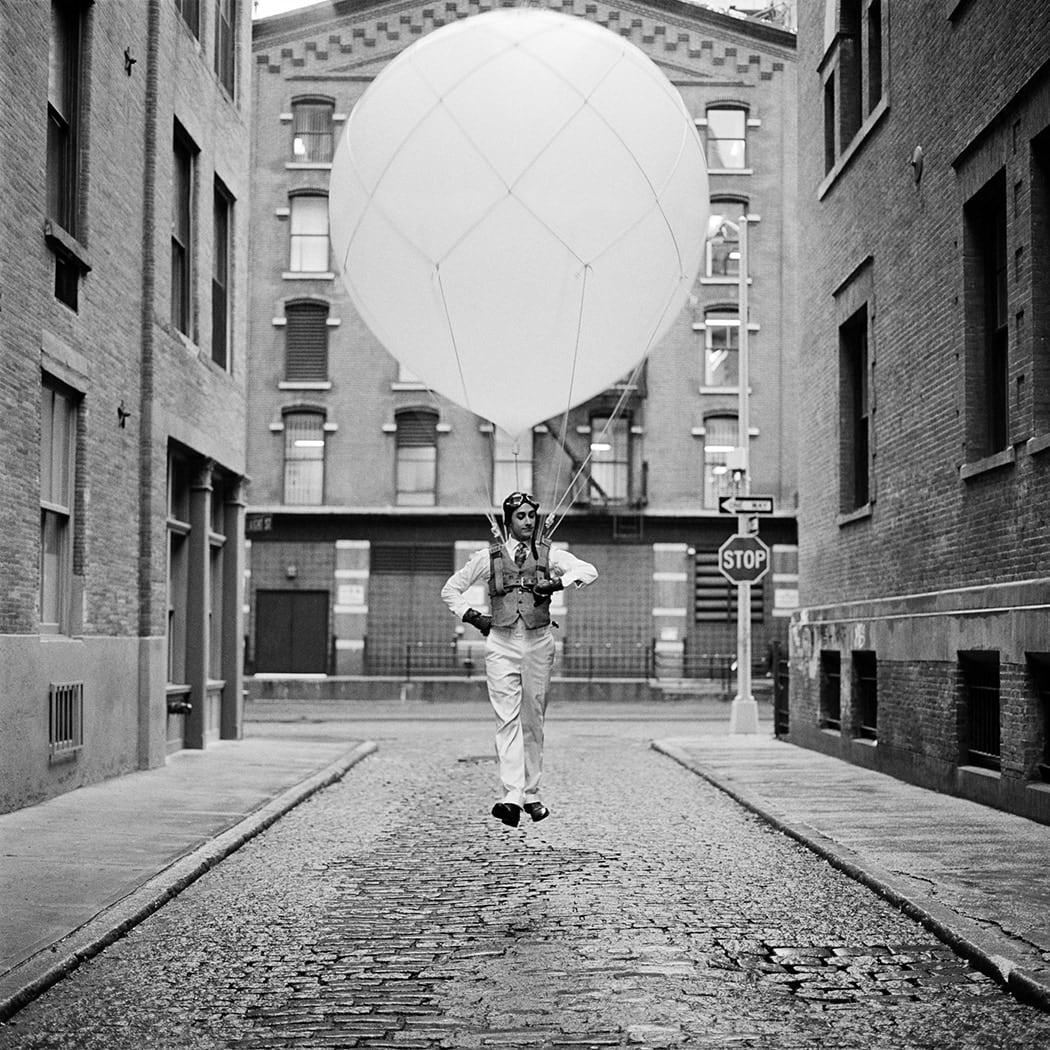 Rodney Smith, Reed floating with Balloon, New York, New York
