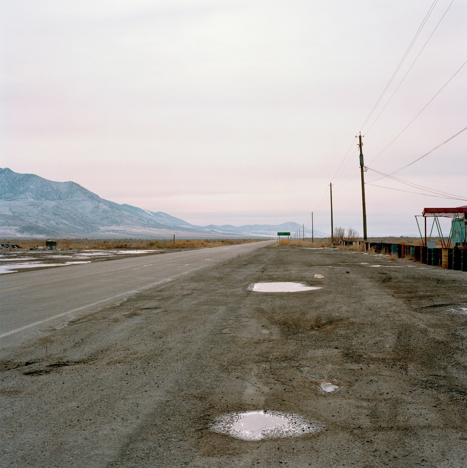 Jeff Brouws, Highway 196, Rowley Junction, Utah, 1995