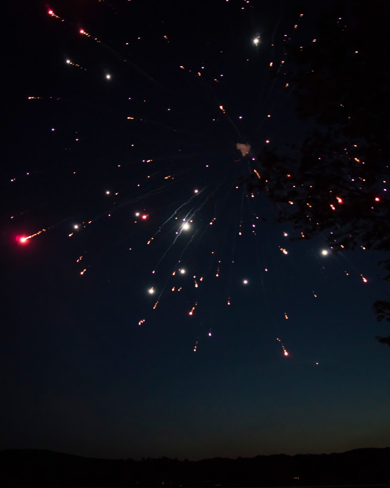 Cig Harvey, Fireworks Over The Lake, 2018