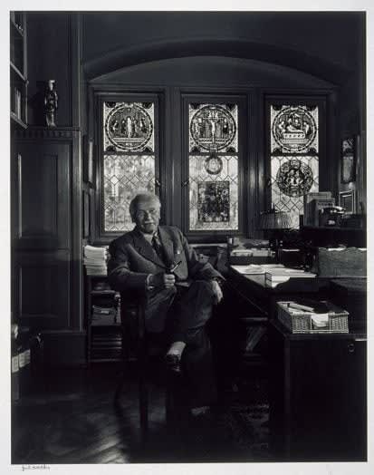 Yousuf Karsh, Carl Jung (in his office), 1958