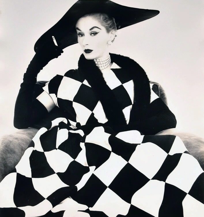 Irving Penn, Harlequin Dress (Lisa Fonssagrives-Penn), New York, 1950