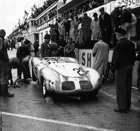 Jesse Alexander, Porsche Pit Stop at Le Mans, 1958