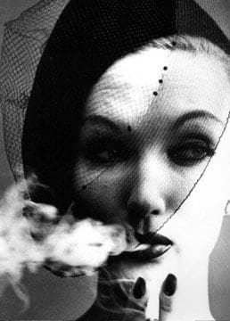 William Klein, Smoke & Veil, Vogue, Paris, France, 1958