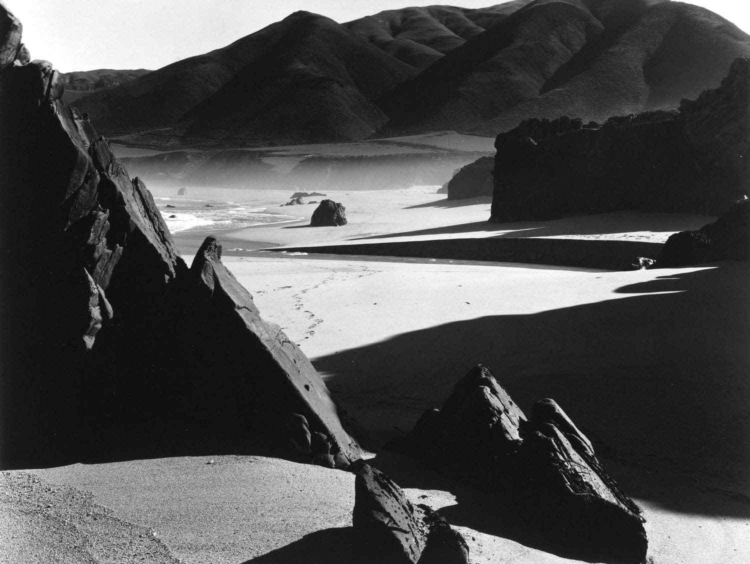 Brett Weston, Garrapata Beach, 1954