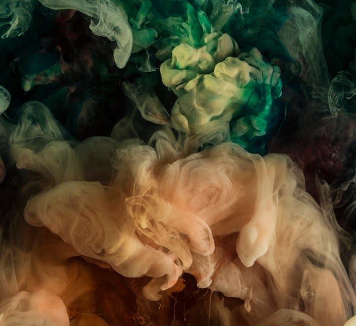 Kim Keever, Abstract 51737, 28x30, 44x46, 2020