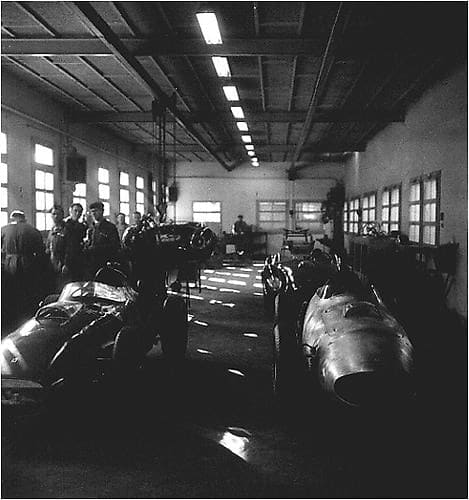 Jesse Alexander, Ferrari Factory, Maranello, Italy, 1958