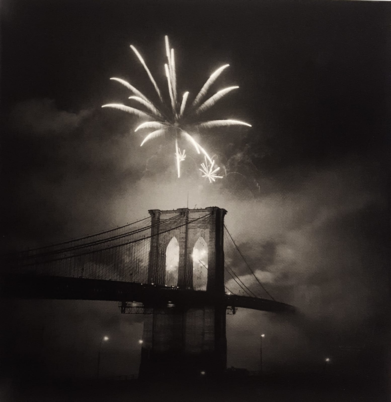 Bruce Cratsley, Brooklyn Bridge, Centennial (Single Burst), 1983