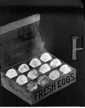 Helen Levitt, Fresh Eggs, 1939
