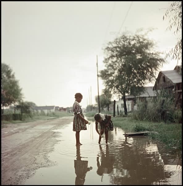 Gordon Parks, Untitled, Alabama (Two Girls in Puddle 37.066), 1956/2019