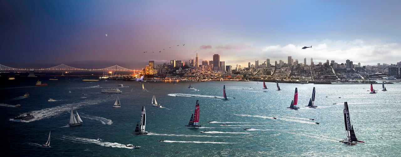 Stephen Wilkes, America’s Cup, San Francisco, Day to Night™, 2013