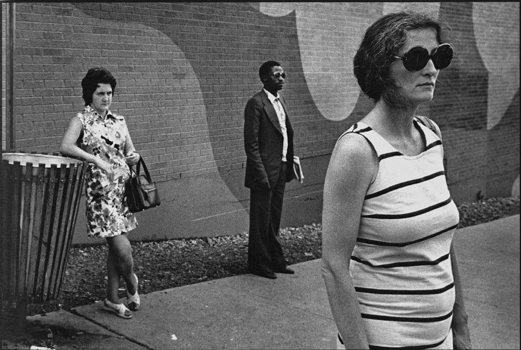Paul Ickovic, Quebec City, Quebec, Canada (Woman in Striped Shirt and Sunglasses), 1975
