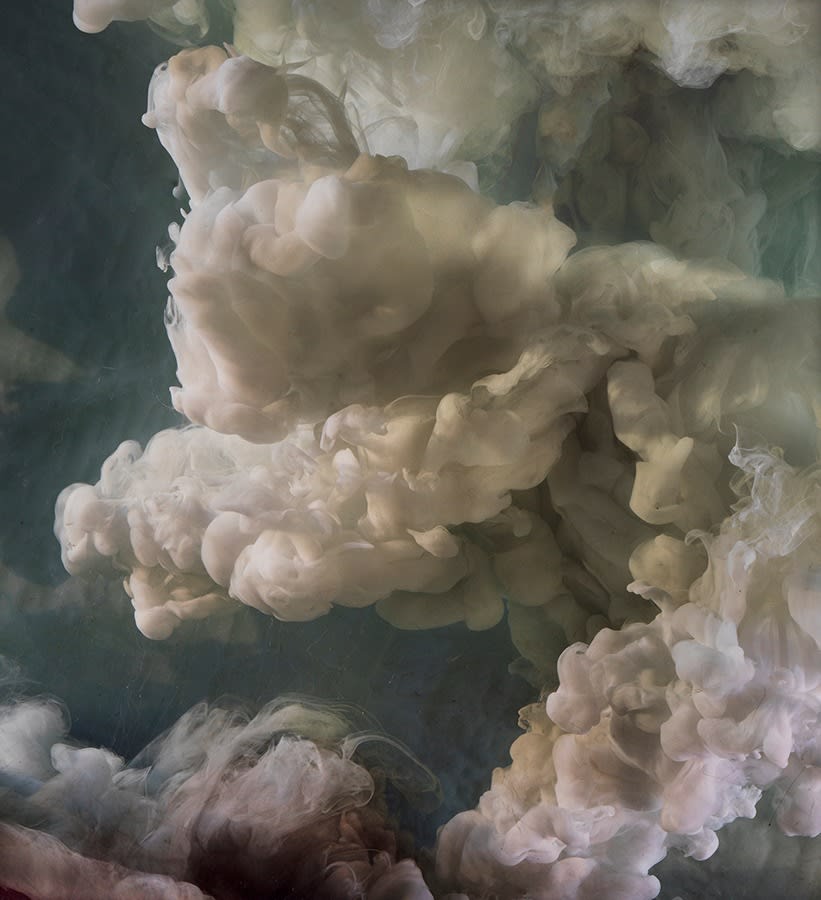 Kim Keever, Abstract 51776, 30x28, 46x44, 2020
