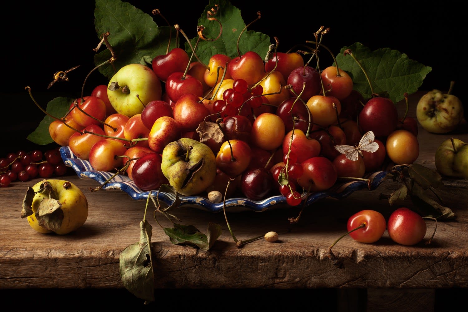 Paulette Tavormina, Yellow Cherries and Crab Apples, After G.G., 2011