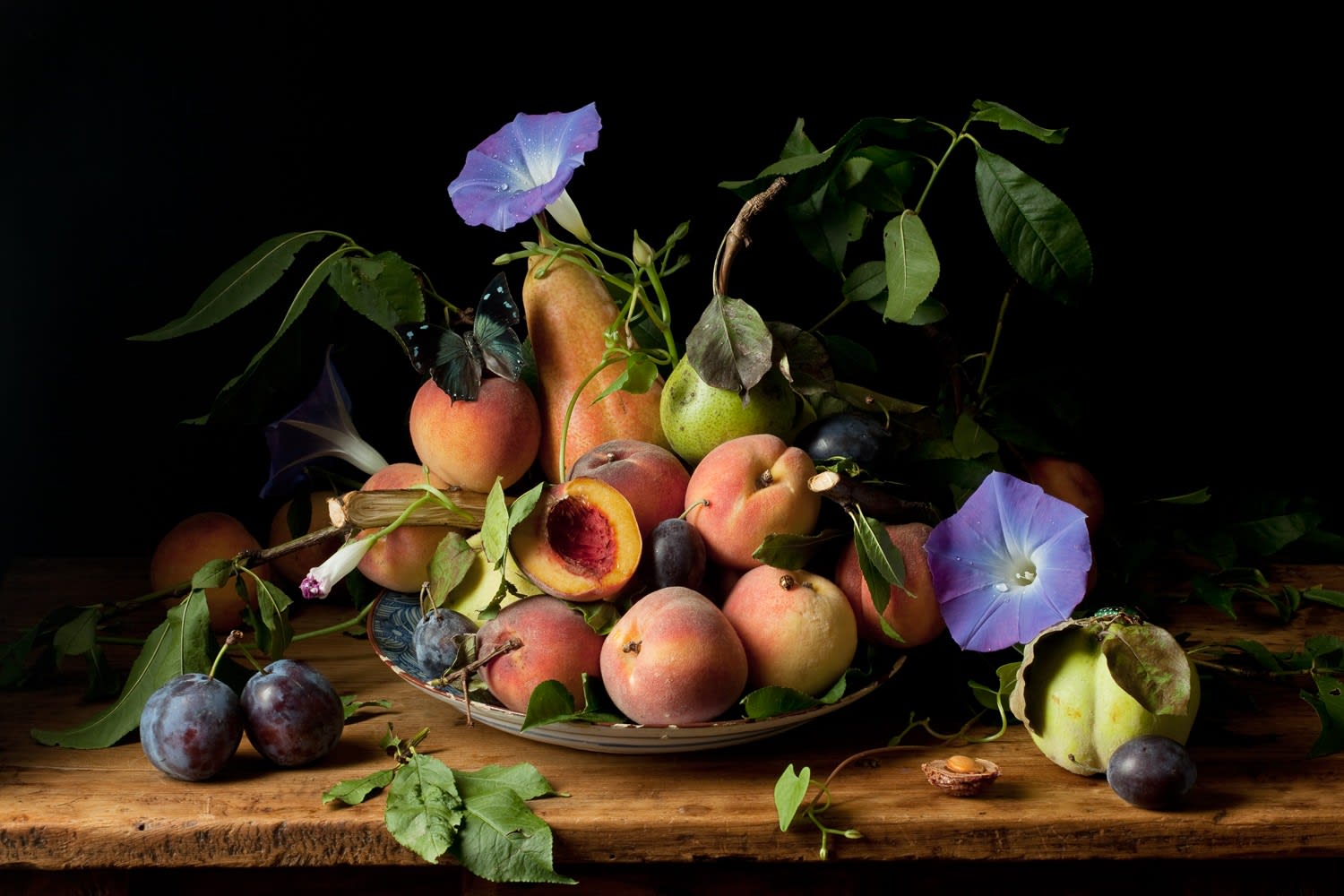 Paulette Tavormina, Peaches and Morning Glories, After G.G., 2010