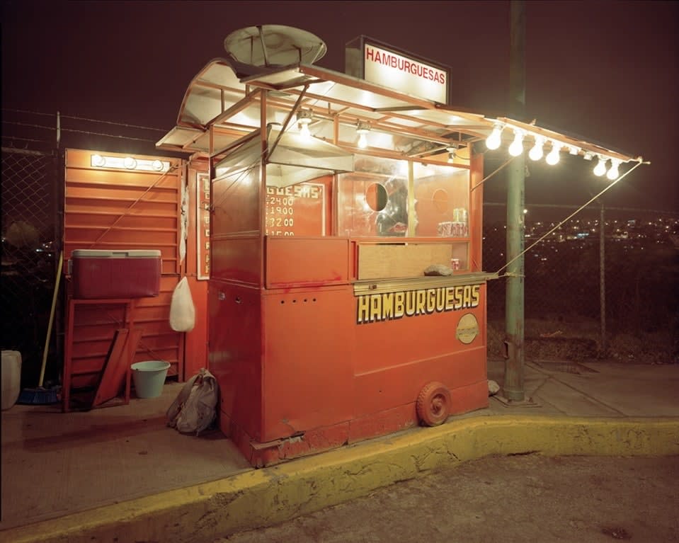 Jim Dow, Carrito Selling Hamburgers, Miramar Progreso, Naucalpan, Mexico State, Mexico, 2006