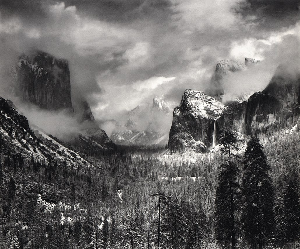 Ansel Adams, Clearing Winter Storm, 1944