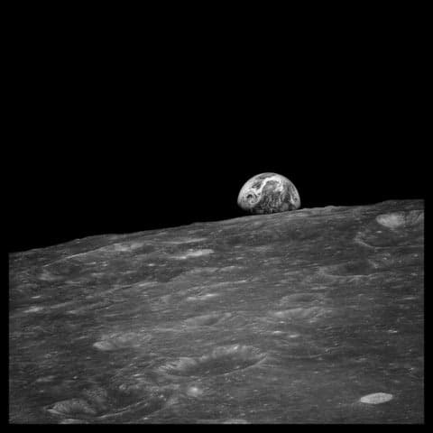 Michael Light, Earthrise Seen for the First Time By Human Eyes (#30), 1968/1999