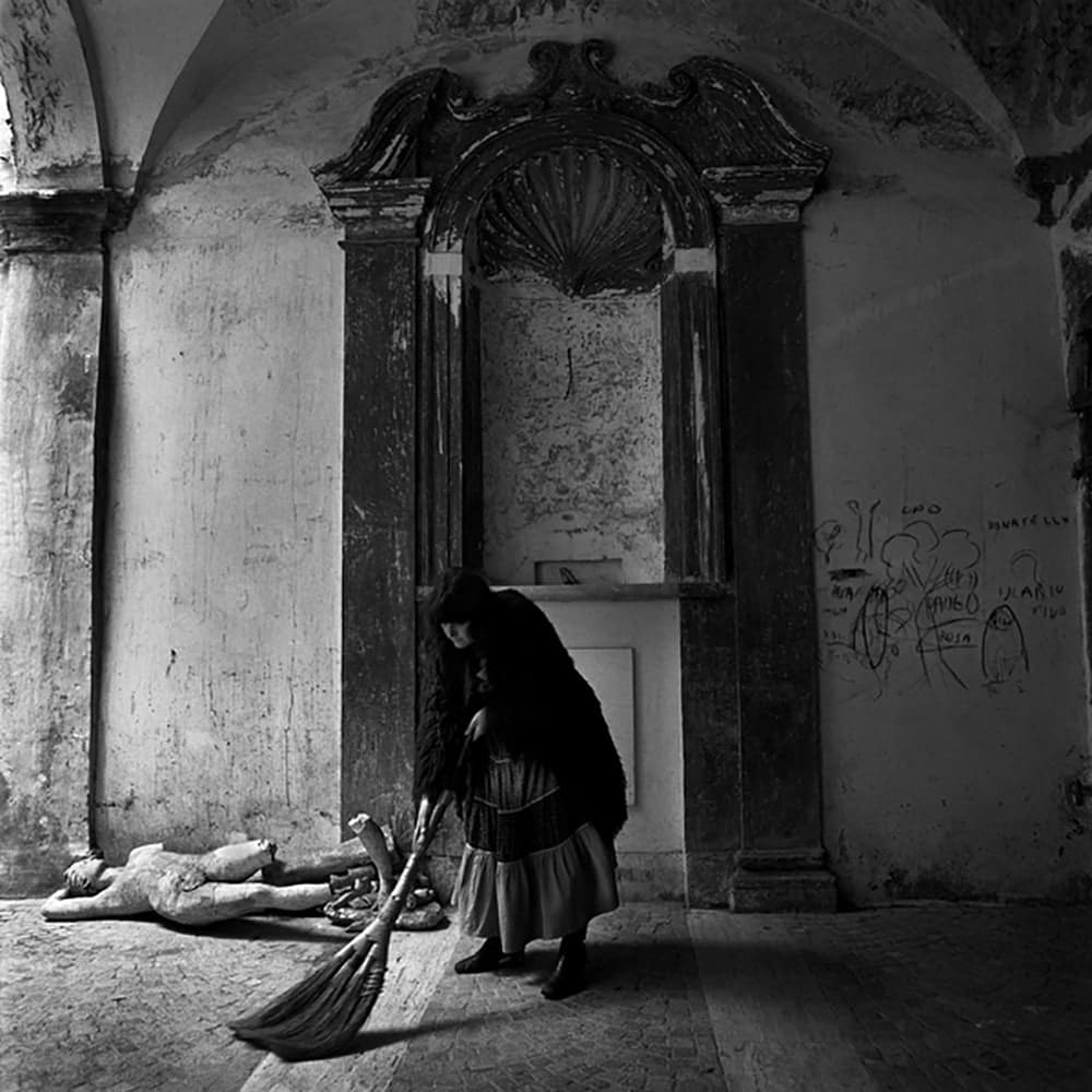 Stephan Brigidi, Woman with Broom, 1978