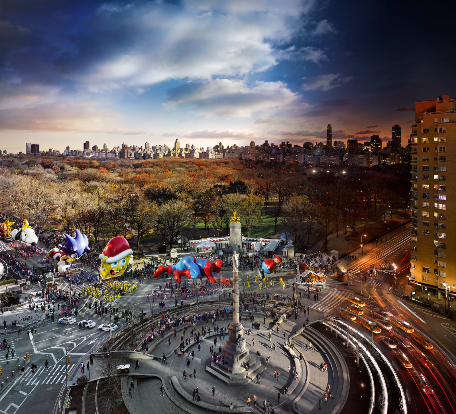 Stephen Wilkes, Macy’s Thanksgiving Day Parade, NYC, Day to Night™, 2013