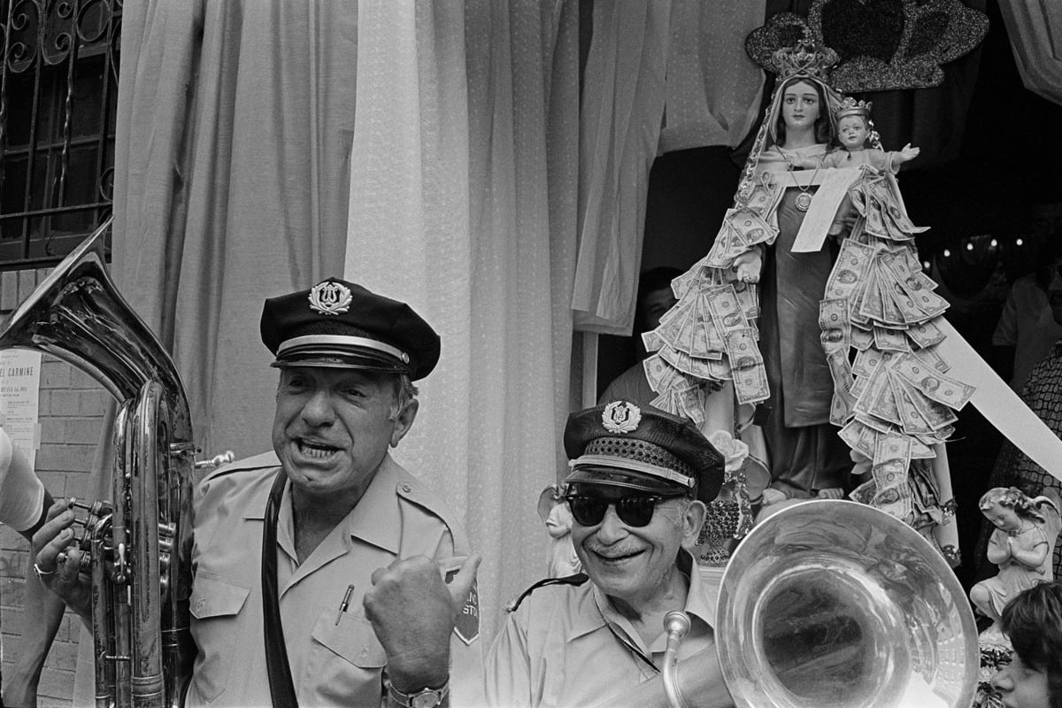 Constantine Manos, Italian Religious Street Procession, North End, Boston, Massachusetts, 1976