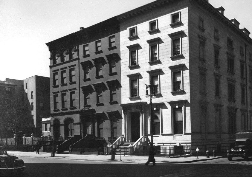Berenice Abbott, Fifth Avenue Houses, c. 1936/1976