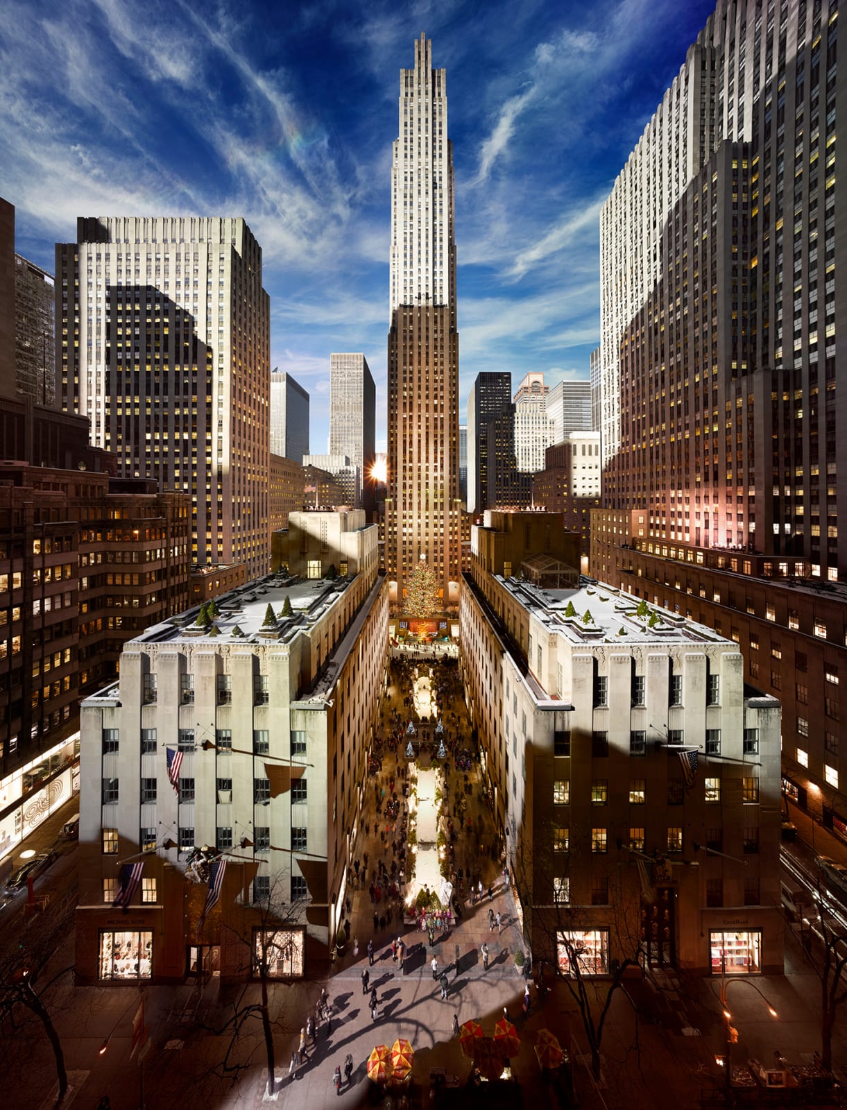 Stephen Wilkes, Rockefeller Center, NYC, Day to Night™, 2013