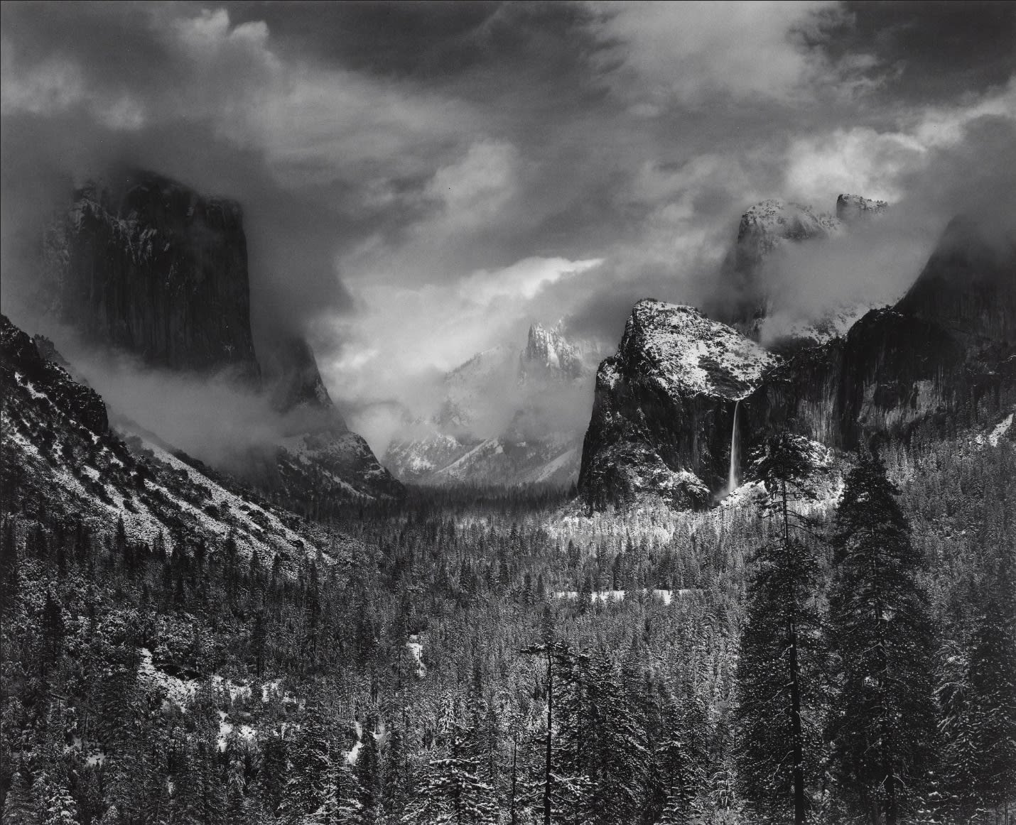 Ansel Adams, Winter Storm (clearing winter storm), 1944