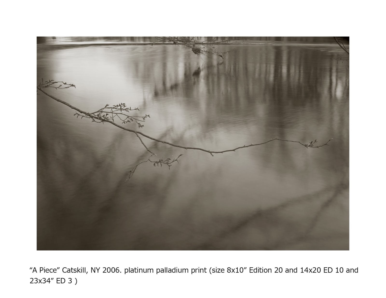 Koichiro Kurita, A Piece, Catskill, New York, 2003