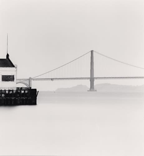Michael Kenna, Fort Mason Pier 3 & Golden Gate Bridge, San Francisco, CA, 2002