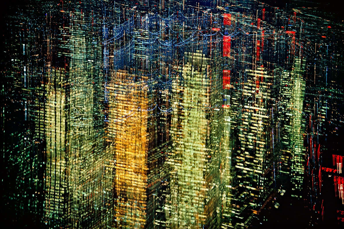 Ernst Haas, Lights of New York City, 1972