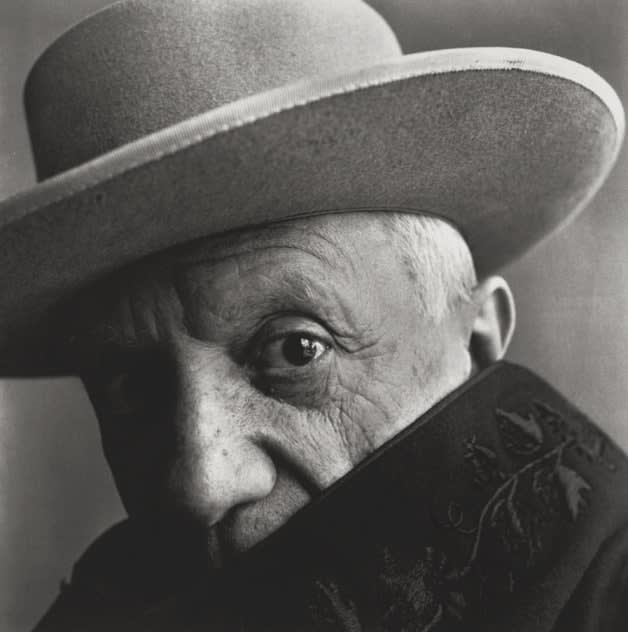 Irving Penn, Pablo Picasso (A), at Californie, Cannes, 1957