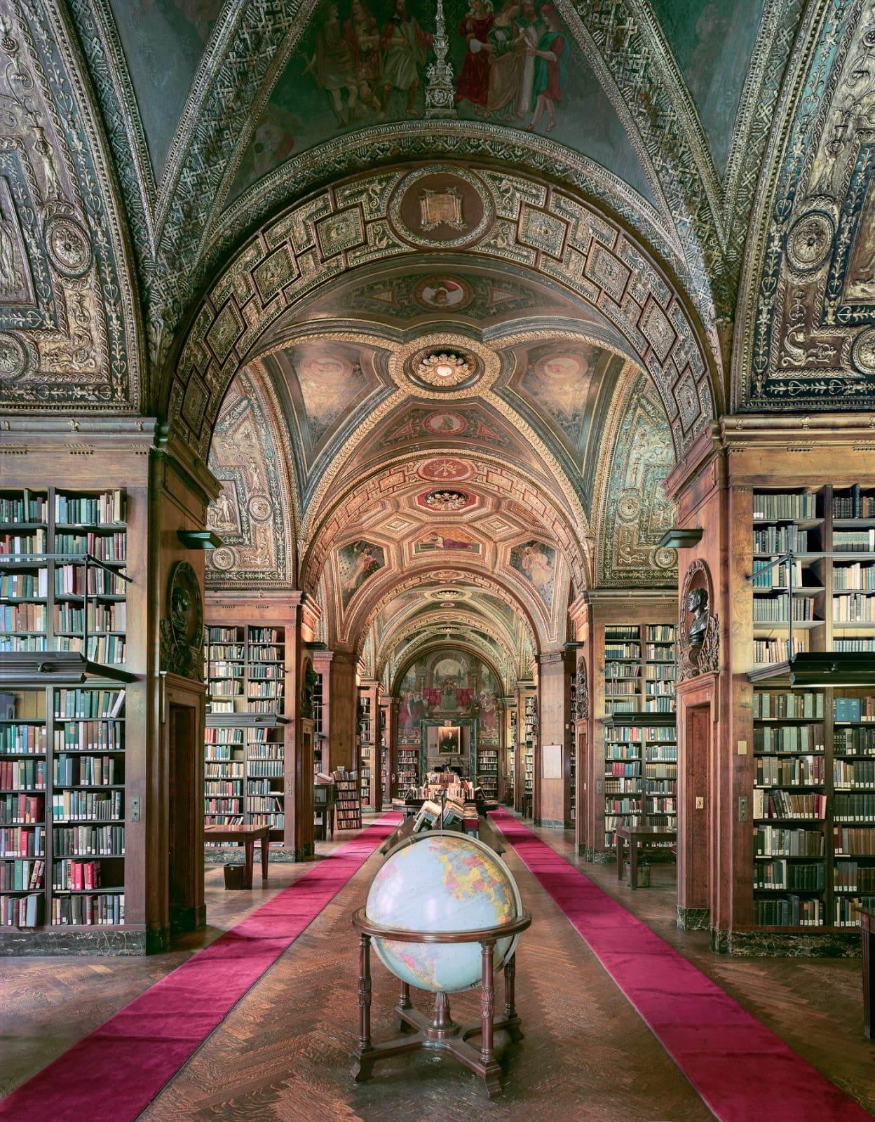 Jim Dow, View of Library from East, The University Club, New York, NY, 1998