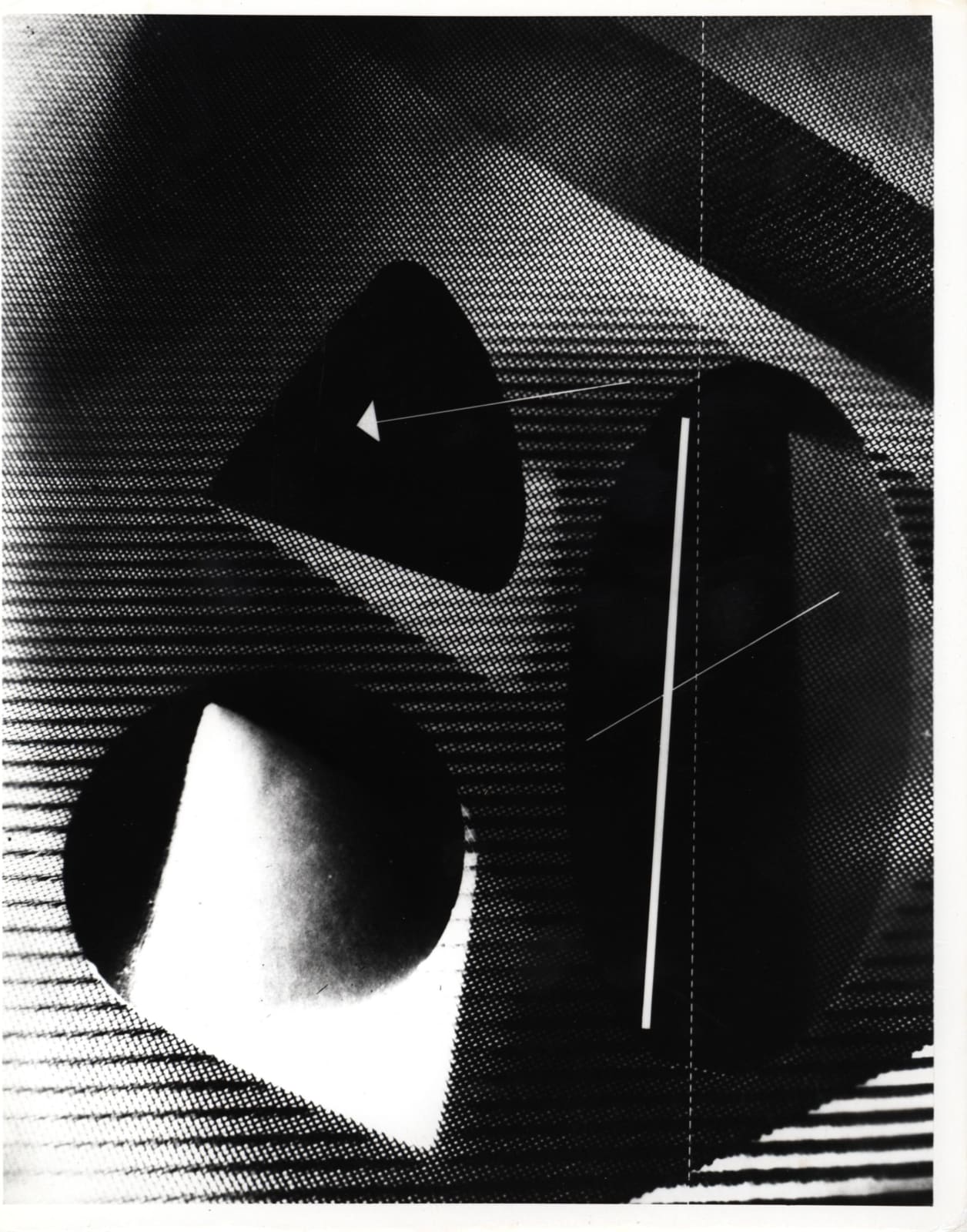 György Kepes, Cones and patterns (photogram), 1939/1965