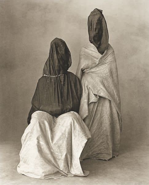 Irving Penn, Two Guedras, Goulimine, Morocco, 1971