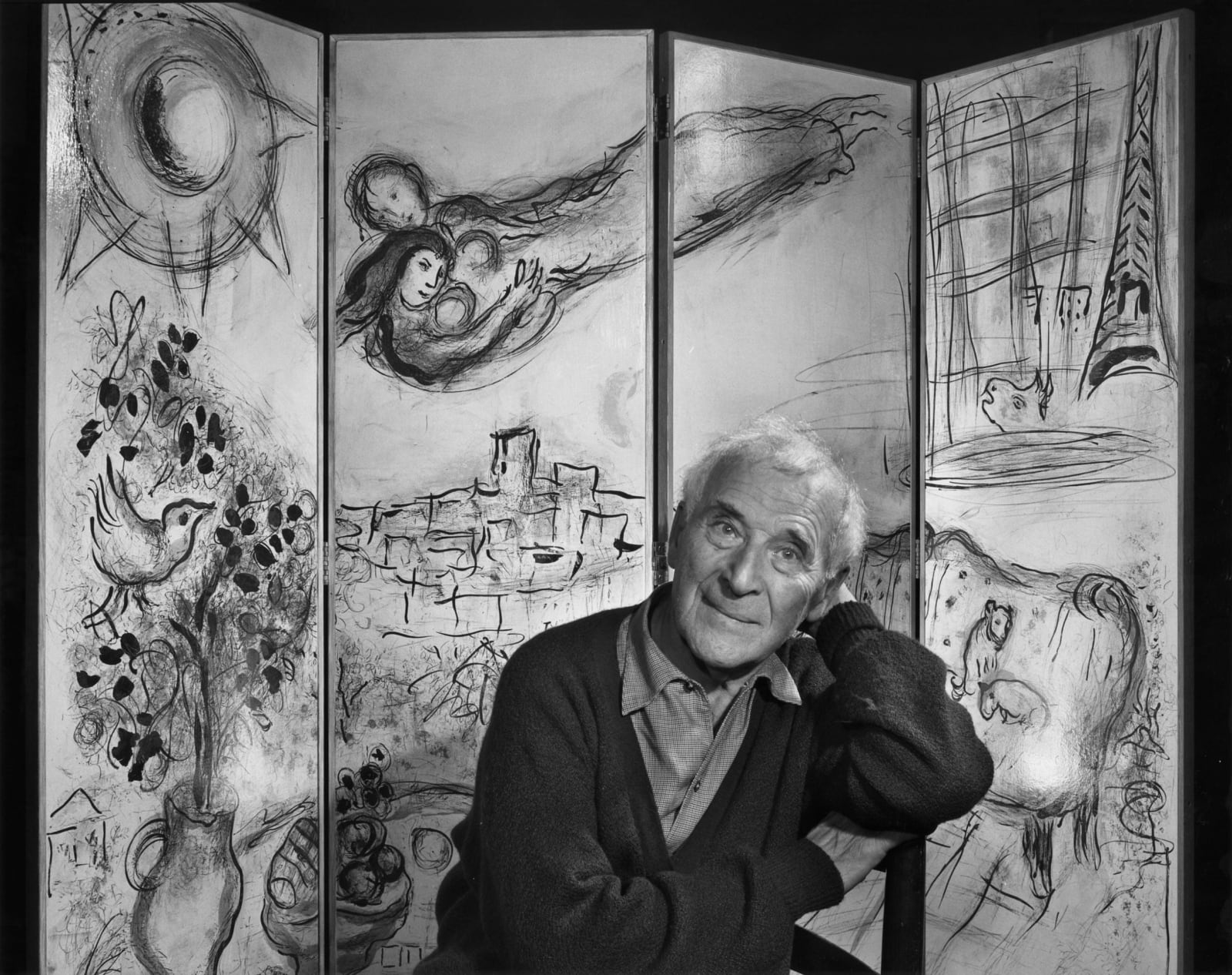 Yousuf Karsh, Marc Chagall, France, 1965