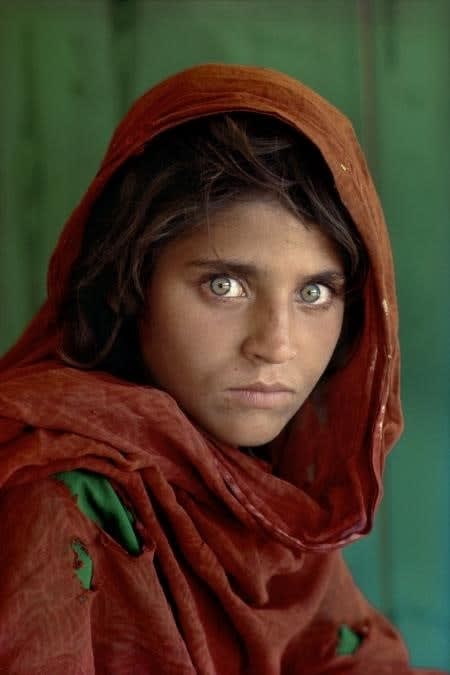 Steve McCurry, Sharbat Gula, Afghan Girl, Pershawar, Pakistan, 1984