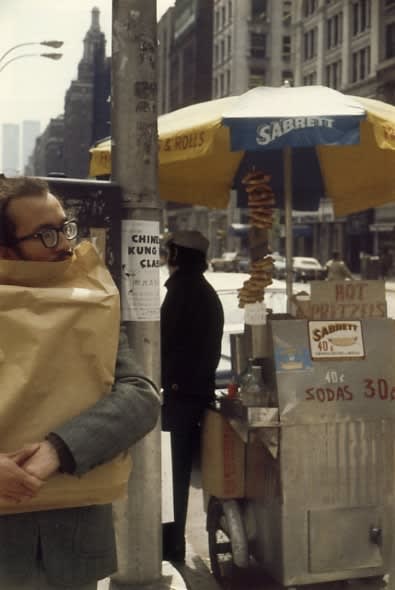 Helen Levitt, Untitled, New York (man carrying brown bag), 1976/1992