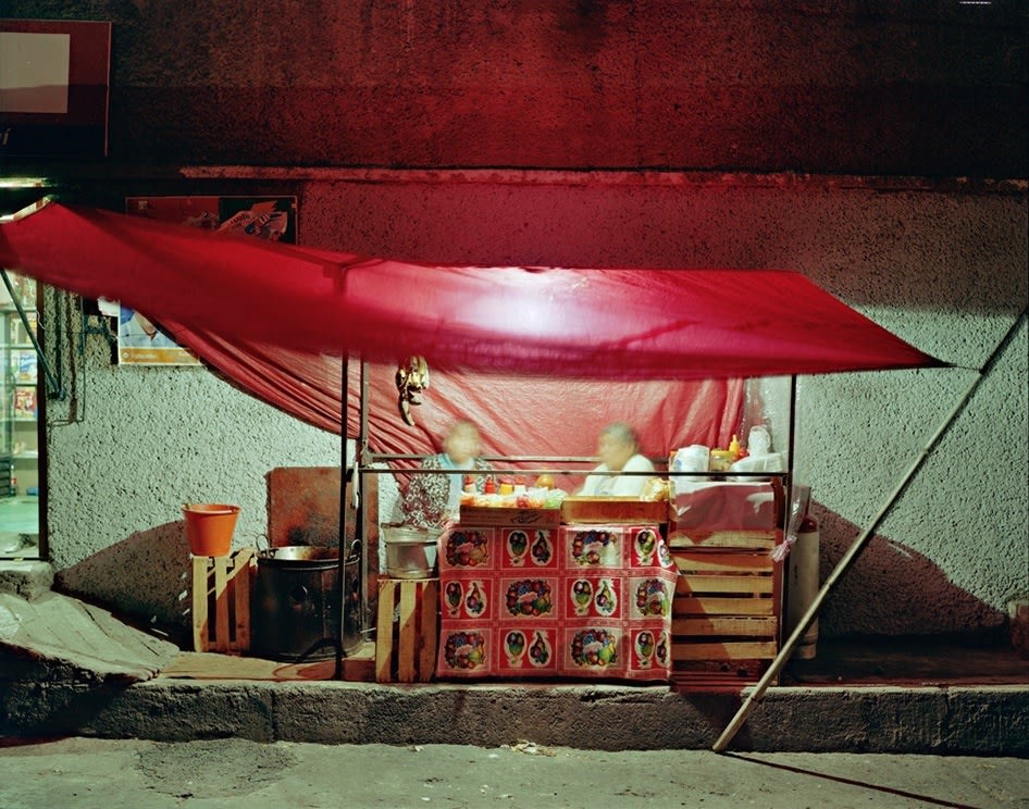 Jim Dow, Small Tent Taco Stand, Independencia, Naucalpan, Mexico State, Mexico, 2005