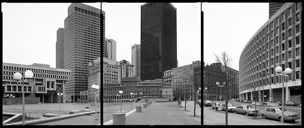 John Woolf, City Hall Plaza Triptych, 1987