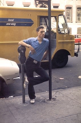 Helen Levitt, Untitled, New York (man with yellow van), 1972/1997