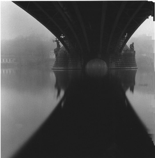 Michael Kenna, Czech Bridge, Prague, Czech Republic (KE-669.30), 1996