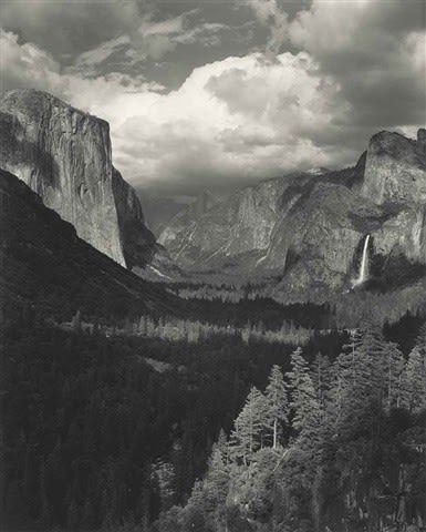 Ansel Adams, Thunderstorm, Yosemite Valley, CA, 1945/1970