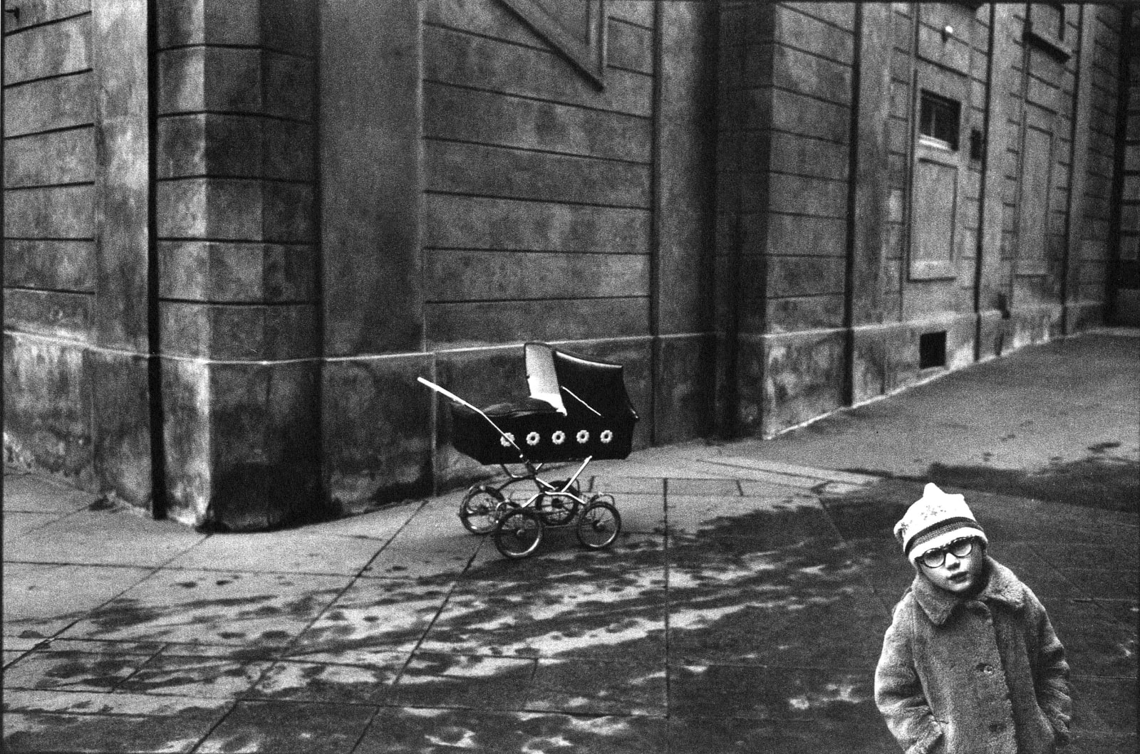 Paul Ickovic, Prague, Czechoslovakia (Boy with Glasses, Pram, Carriage), 1980
