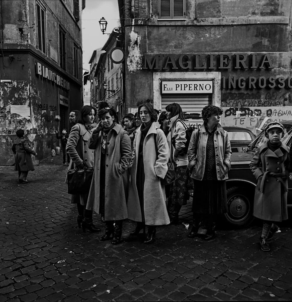 Stephan Brigidi, Young Women Via Catalana Ghetto area, 1977