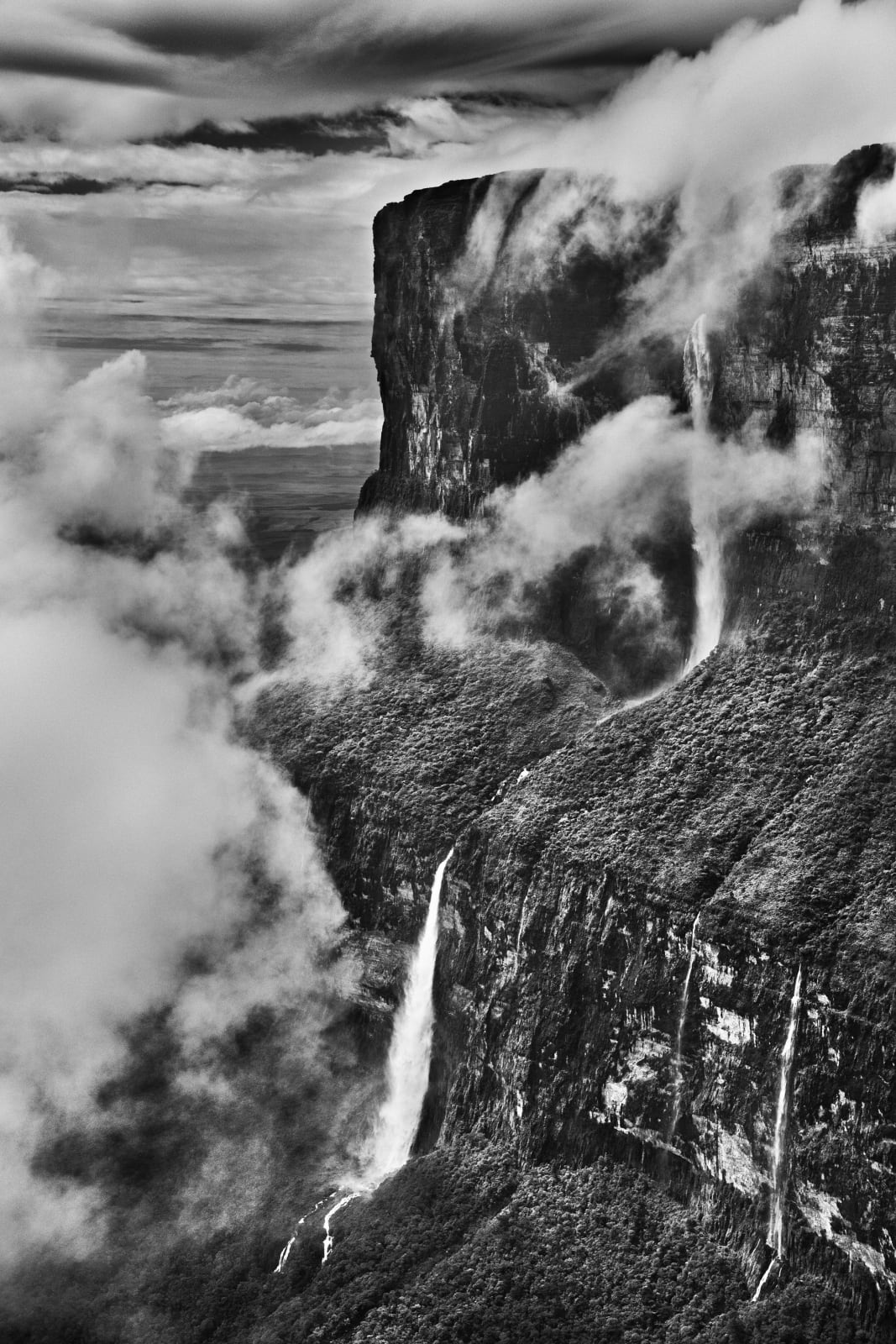 Sebastião Salgado, Mount Roraima. Waterfalls Border between Brazil and Guyana, 2018